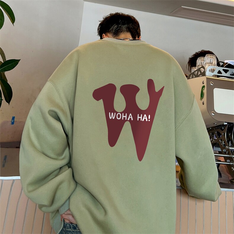 ！ 圆领卫衣港风长袖T恤男外套男WY126-P28图片