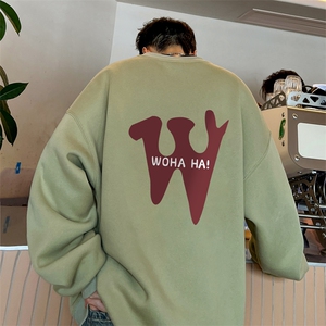 ！ 圆领卫衣港风长袖T恤男外套男WY126-P28图片