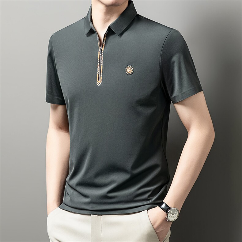2026夏季休闲时尚Polo衫男短袖夏季青年百搭T恤男上衣QP1817-P65,男装T恤,星座1105-3