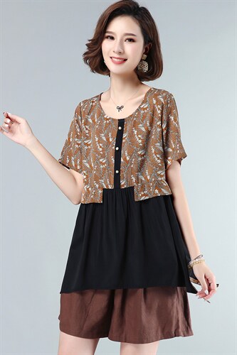 短袖2021年夏季韩版T恤圆领修身气质年轻，女装衬衫，丽影随形