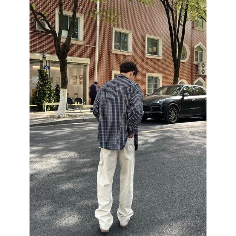 1506/GC1930/P42日系港风ins宽松衬衣男生夏季潮流百搭休闲外套,男装衬衫,星座1506A