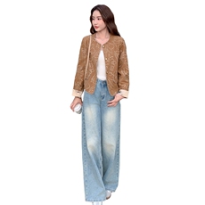 秋装新款现货女士精品短外套2C271-9553-P155K228，女装短外套，2C271