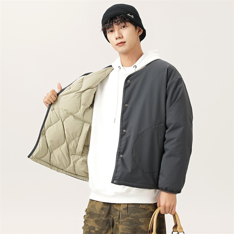 2025冬新款男日系潮牌双面穿白鸭绒羽绒服加厚外套棉衣YR60-F250,男装羽绒服,电商A101（原外27）