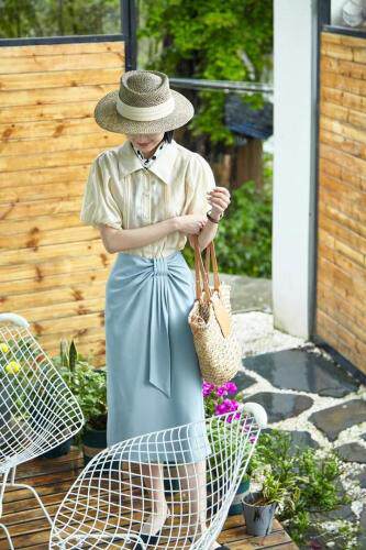 现货新款蝴蝶结半裙，女装半身裙，OL