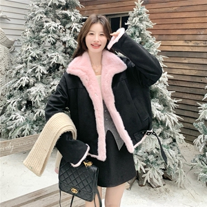 新款！冬装环保皮草两面穿派克服皮毛一体2C133-8985-P225-K328图片