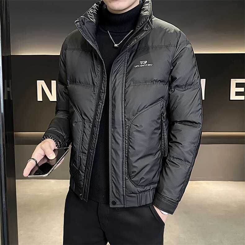 M-4XLB3539865P185黑2025标年连帽冬季男士羽绒服加厚外套,男装羽绒服,电商B353