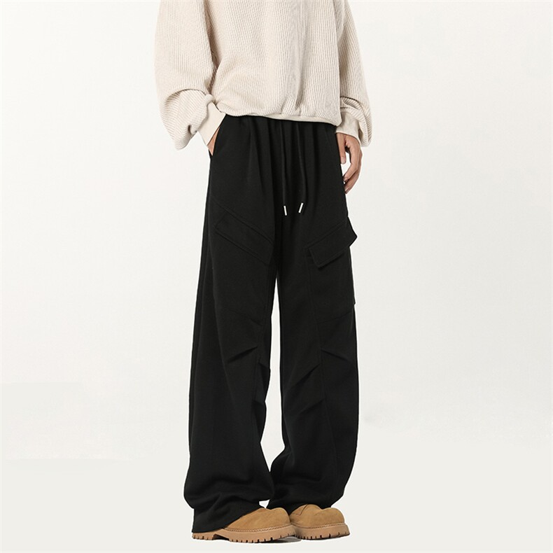 B258-K9962-P50控78抖音品质卫裤面料成分65%棉35%聚酯纤维，男装休闲裤，电商B258