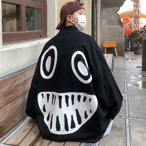 秋冬男士韩版圆领印花套头卫衣情侣宽松打底衫 A071-W11-P60图片