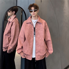高街复古潮牌痞帅男女同款时尚皮衣夹克外套JK101-p68，男装夹克，电商C307