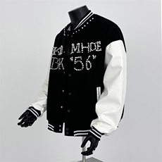 现货春秋美式复古夹克男棒球服外套潮牌JK0656-P73，男装夹克，星座308B-2