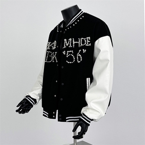 现货 春秋美式复古夹克男棒球服外套潮牌JK0656-P73图片