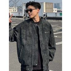 抖音得物痞帅外套男ins高街潮牌港系原宿风韩版潮宽松夹克AY1037，男装夹克，电商A443