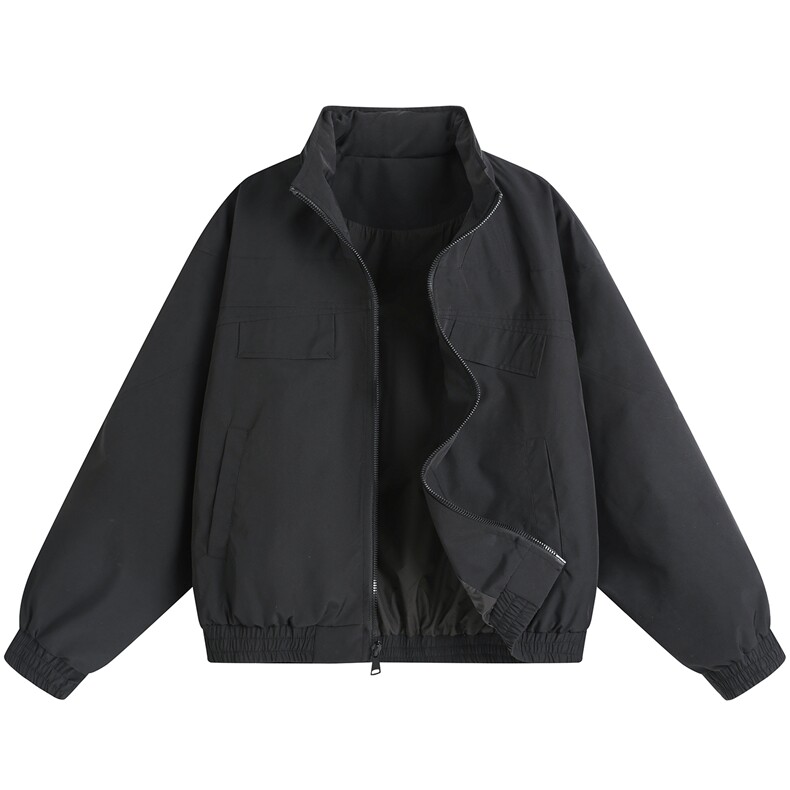 JK009平铺白底春季工装美式游骑兵夹克聚酯纤维(M-5XL)TP55,男装夹克,电商A088