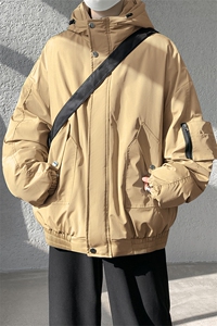 棉服男冬季新款港风宽松连帽棉衣MF9006-P90图片