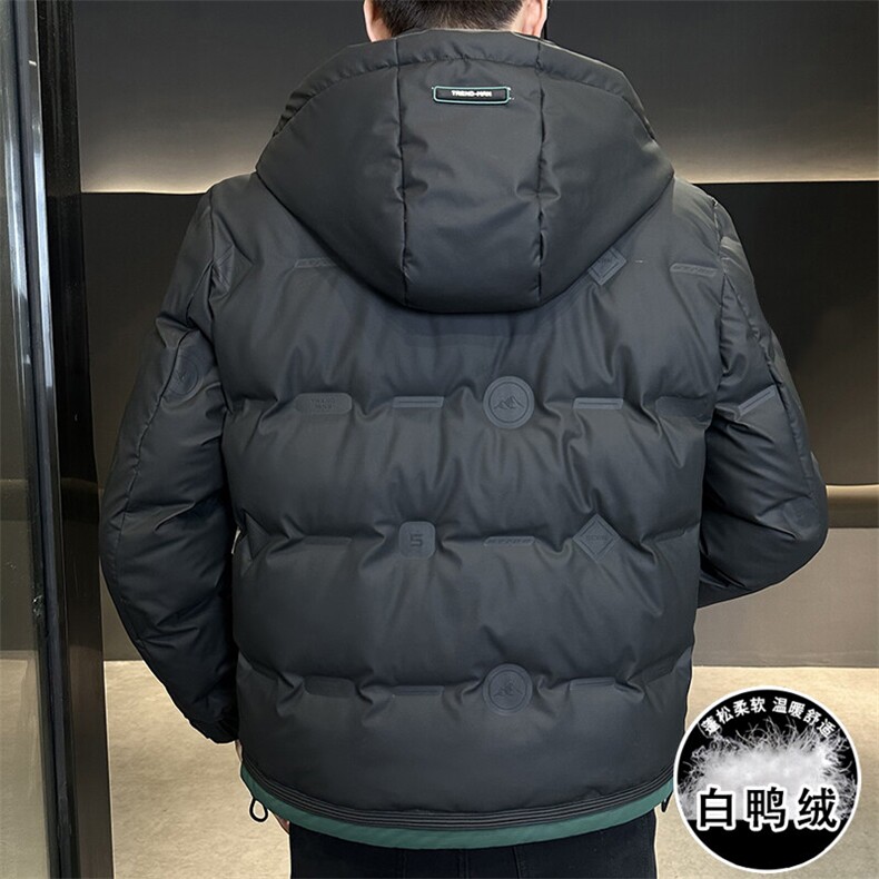 2024精品羽绒服连帽潮款羽绒服男,男装羽绒服,星座1206（原A206）