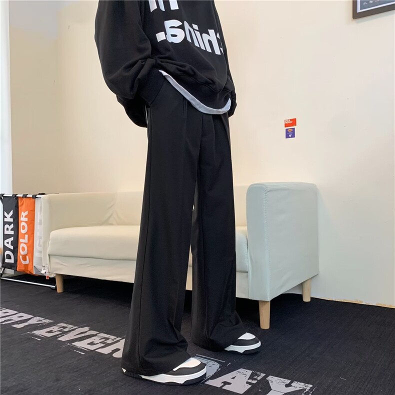 男秋季新款港风休闲裤西裤RK21P35图片