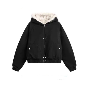 网图慎用冬季棉服座山雕男装痞帅毛领连帽棉衣外套S366-P148图片