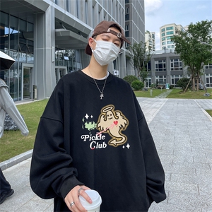 特P25控48 秋冬新款男士圆领卫衣宽松休闲日常百搭上衣WQ2442图片