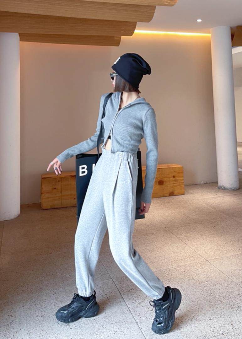 休闲牛仔卫裤，女装休闲裤，名欧淇淇