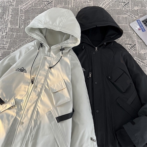 24冬户外防风防水多口袋单板滑雪服男加棉加厚保暖外套M78-P155图片