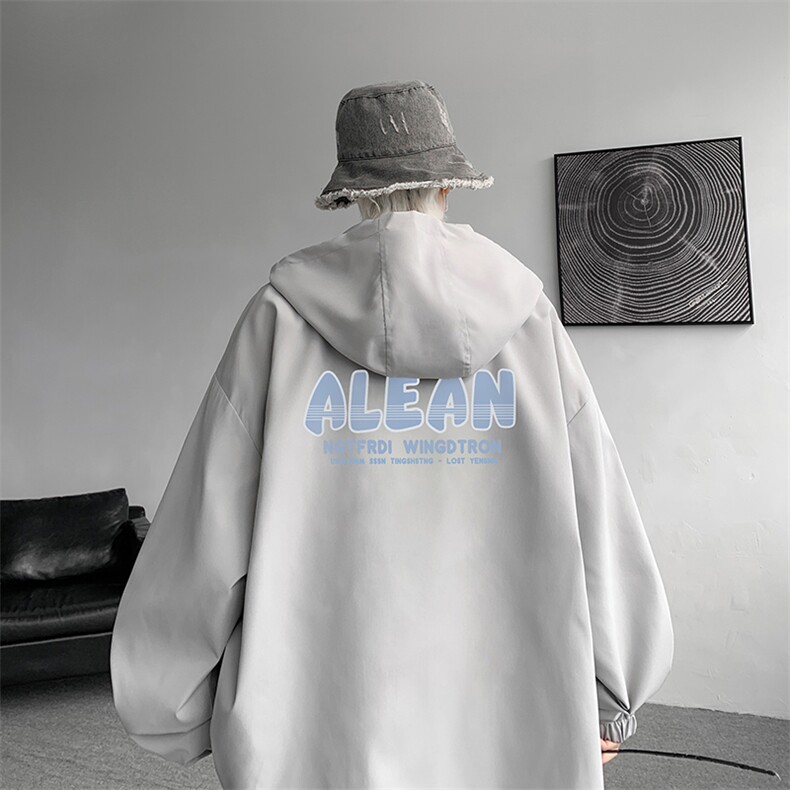 连帽夹克男大码胖子棒球服上衣外套JK65291-P45,男装夹克,电商A040