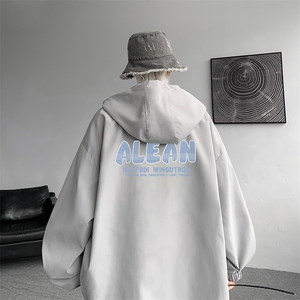 连帽夹克男大码胖子棒球服上衣外套JK65291-P45图片