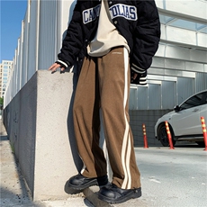 灯芯绒休闲裤男宽松休闲裤束脚裤子百搭ins港风潮男裤K0831-P35，男装休闲裤，星座308B-1
