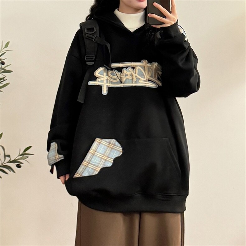 华棉复牛奶丝贴布拼接卫衣SWY102，男装卫衣，星座208-5