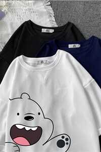 Q11131-P30 春夏季七分袖t恤男大码五分袖男短袖中袖图片