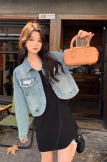 2024年春季新款时尚潮流牛仔外套，女装牛仔外套，依曼迪