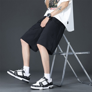 夏季薄款宽松男士短裤透气运动裤潮牌百搭休闲裤子Q29119-特P25图片
