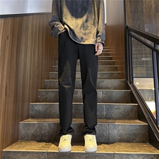 k1040-p48-限价68S-3XL微弹显瘦显高港风小脚修身ins牛仔裤，男装牛仔裤，星座116