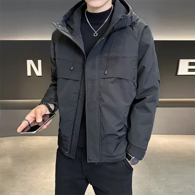 现货动感地带秋冬户外男款防风防水硬壳冲锋衣连帽外套徒步登山服,男装夹克,星座218-1（原230）