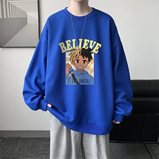 华夫格卫衣圆领卫衣男大码长袖t恤男外套HW76271-P30，男装卫衣，电商A040