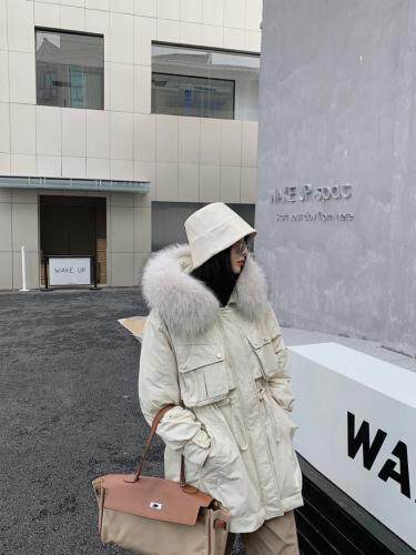 【冬季】新款羽绒服大口袋派克韩版羽绒服，女装羽绒服，E莎