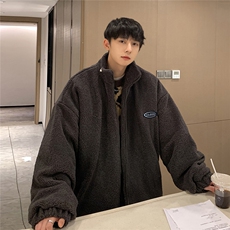 1港风外景冬季宽松百搭羊羔毛大码M-5XL棉衣男外套8727P105控149，男装棉衣，星座226-2