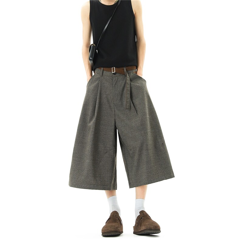 【现货】美式复古千鸟格西裤七分裤1XZ502-K861-P65控89，男装牛仔裤，星座502