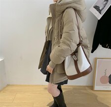 现货冬季新品.90绒羽绒服，女装羽绒服，素妮