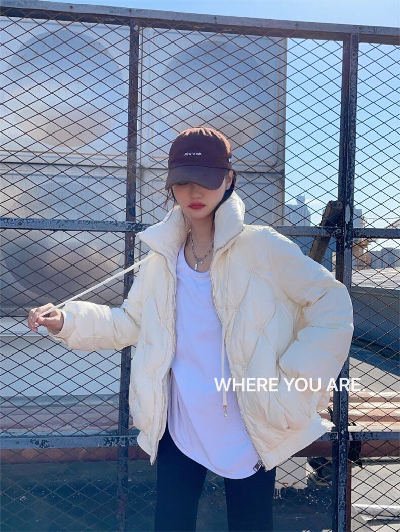 工艺钉珠羽绒外套，其它，维多利亚