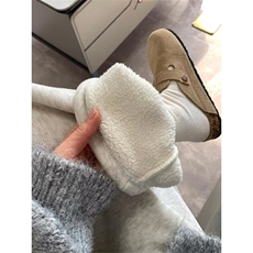 潮流加绒裤男女秋冬新款高腰垂感阔腿卫裤休闲时尚保暖直筒休闲裤，男装休闲裤，星座302B