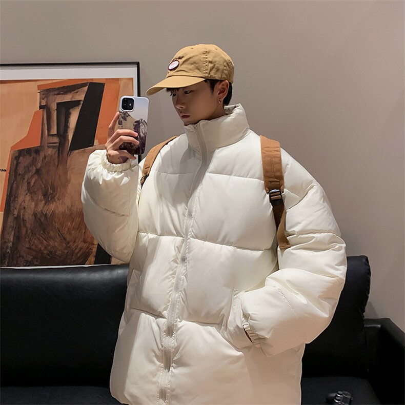 涂层面料绝不跑棉光板棉衣男女棉服纯色面包服棉袄无差价-P36图片