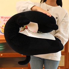 云酷毛绒玩具 猫猫长条抱枕