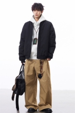 支持二开冬装加棉加厚夹克外套棉衣男女立领棒球服棉服M815-P65，男装夹克，电商A441