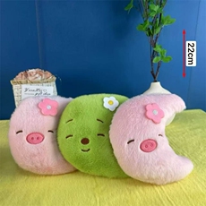 喜乐毛绒制造工厂 多色月亮（百个起售）