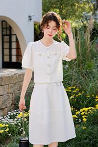 新款夏装小香风套裙，补单中，其它，纤佰魅力