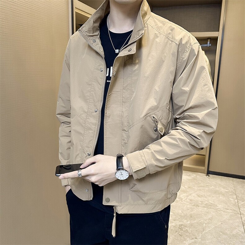主推数据款夹克男休闲时尚潮流立领上衣外套A329-FL2313-P90,男装夹克,电商A329