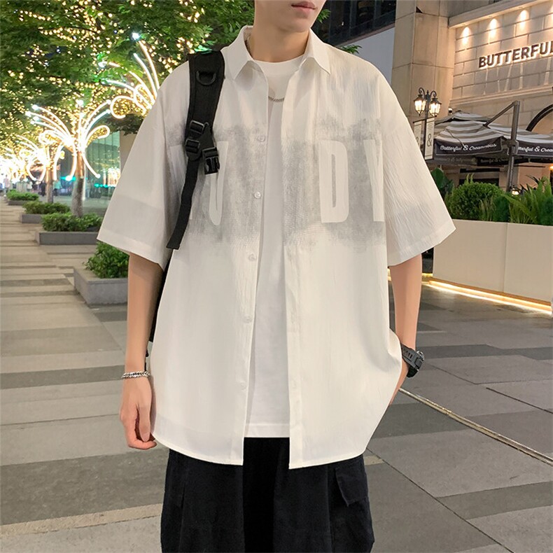 夏季新款男女同款短袖衬衣外套XZ102B-1-CS122P40,男装T恤,星座102B-1