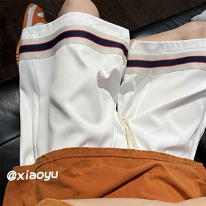 XZ616 夏季薄款休闲白搭冰丝五分裤短裤 TY362 P35控48图片