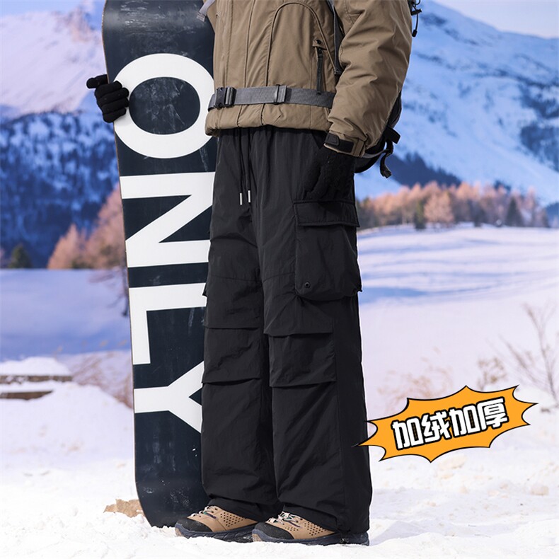 真！！标90绒羽绒裤内所暖工装伞兵裤A014-DY25101-P155，男装棉裤，电商A014