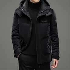 中年男脱卸帽羽绒服男冬季中老年爸爸冬装休闲款外套YLS2107-P305，男装羽绒服，电商B212（原钱塘6029）